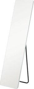 HOMCOM Lustro całociałowe z LED, sterowanie dotykowe, regulacja jasności, bezramowe, 40 x 150 cm