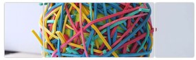 Obraz gumek (170x50 cm)