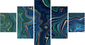Obraz - Marmur agatowy (125x70 cm)
