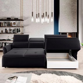 Narożnik MURILLO S Mini Prawostronny z elektryczną regulacją siedziska w tkaninie VOGUE 18 WERSAL