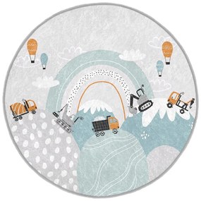 Dywan dziecięcy odpowiedni do prania ø120 cm Snowy Hills – Mila Home