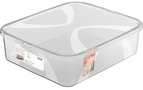 Plastikowy pojemnik do przechowywania z pokrywą 12 l Lona – Rotho