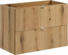 Szafka pod umywalkę z szufladami w kolorze dąb R8-A59