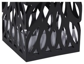 SongmicsHome Stojak na parasole FLORE, 15,5x15,5x49cm, czarna