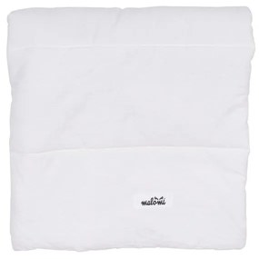Biały bawełniany rożek niemowlęcy 75x75 cm – Malomi Kids