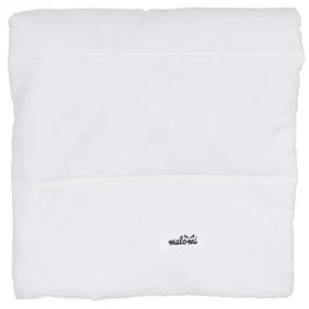 Biały bawełniany rożek niemowlęcy 75x75 cm – Malomi Kids