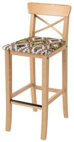 Pokrowiec na krzesło barowe Ingolf z tapicerowanym siedziskiem