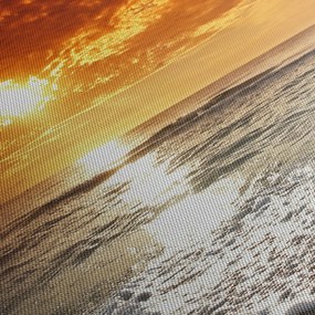 Obraz zachód słońca na Korsyce (170x50 cm)