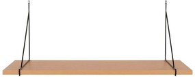 Półka w dekorze jesionu w naturalnym kolorze 80 cm Chiba – House Nordic