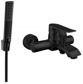 Mexen Pecos R72 bateria wannowa z zestawem prysznicowym, czarna - 7273R72-70