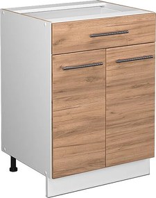 Szafka dolna do kuchni złoty dąb energetyczny 60x51.6x82 fame-line