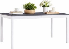 Biało-szary sosnowy stół W8-E80