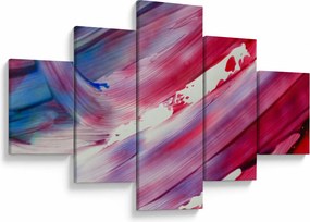 Obraz - różowo - niebieskie kolory (125x70 cm)