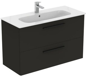 Antracytowa wisząca szafka pod umywalkę 100x63 cm i.Life A – Ideal Standard