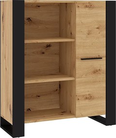 Regał na książki dąb artisan H0-D25