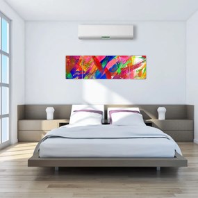 Obraz - Kolorowa abstrakcja (170x50 cm)