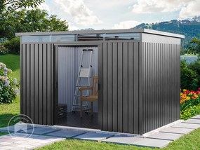 PRIMEYARD 260 x 200 cm Domek narzędziowy, szaroperłowy - (GFPV01012)