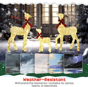 Outsunny Renifer LED — dekoracja świąteczna