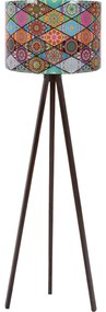 Lampa podłogowa Mandala 133, brązowy