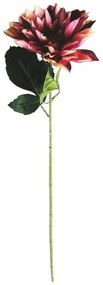 Sztuczny kwiat Dahlia różowy, 68 cm