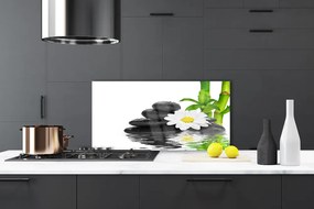 Panel Szklany Harmonijna Kompozycja Zen z Bambusem