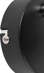 Nowoczesny spot czarno-złoty 1-źródło światła - Buell Deluxe