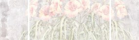 Obraz - Freska lilii (170x50 cm)