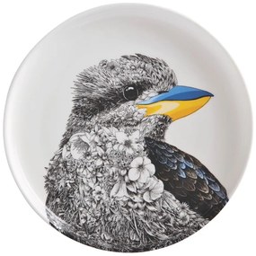 Biały porcelanowy talerz Maxwell &amp; Williams Marini Ferlazzo Kookaburra, ø 20 cm