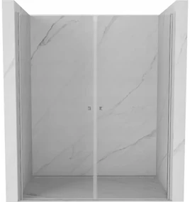 Mexen Pretoria Duo drzwi prysznicowe uchylne 140 cm, transparent, chrom - 852-140-000-02-00