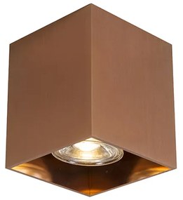 Reflektor Qubo 1 miedziany Nowoczesny Oswietlenie wewnetrzne