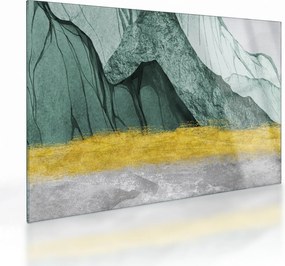 Obraz na szkle - Emerald Mountains N⁰2 (70x50 cm)