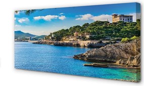 Fotoobraz na płótnie Górzyste Wybrzeże nad Morzem