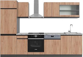 Aneks kuchenny złoty dąb power/antracyt 300x60x81.6 r-line