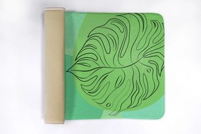 Dywanik łazienkowy antypoślizgowy Dywanik łazienkowy antypoślizgowy Monstera Liście