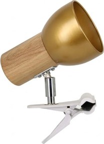 Spot-Light 2224174WKB - Lampa z klipsem SVENDA 1xE27/60W/230V