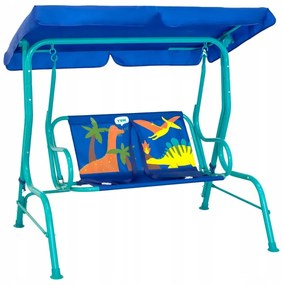 Huśtawka dziecięca ogrodowa z daszkiem B8-C59