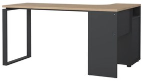 Biurko z blatem w dekorze dębu 100x150 cm Sign – Tvilum