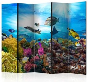 Parawan akustyczny Pejzaże 225x172 cm 5-częściowy wielokolorowy ARTGEIST B