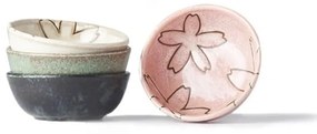 Zestaw 4 miseczek na sos MIJ Flower, ø 9 cm