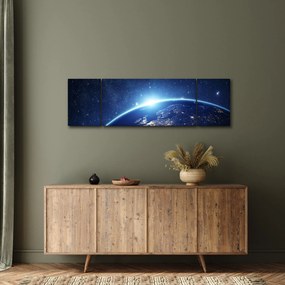 Obraz planety Ziemia (170x50 cm)