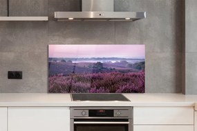 Szklany Panel Natura: Pole Wrzosów