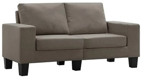 2-osobowa sofa taupe z podłokietnikami - Lurra 2Q