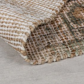 Chodnik z mieszanki juty tkany ręcznie w kolorze khaki 60x230 cm Selena Jute Traditional – Flair Rugs