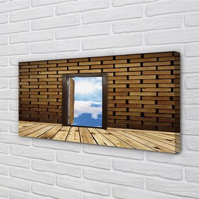 Zdjęcie na płótnie Trójwymiarowe Drzwi do Nieba