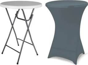 Stół imprezowy składany BISTRO w tym elastyczna powłoka