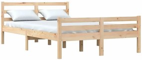 Podwójne łóżko z naturalnej sosny 160x200 - Fenso 6X