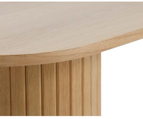 Konsola w naturalnym kolorze 40x130 cm Nola – Unique Furniture