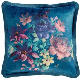 Aksamitna poduszka dekoracyjna 45x45 cm Bridgerton Romantic Floral – Catherine Lansfield