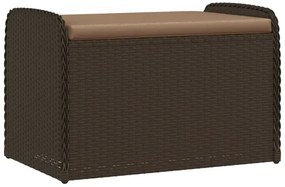 Otwierana brązowa skrzynia z siedziskiem G9-A07