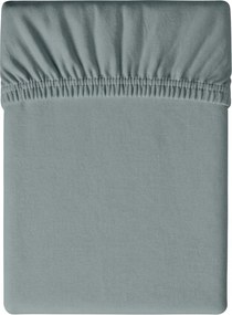PrzytulneMieszkanie.pl Prześcieradło jersey zielono-niebieskie 90 x 200 cm
